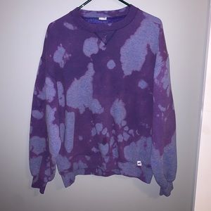 Hand Bleach Dyed Crewneck UNISEX